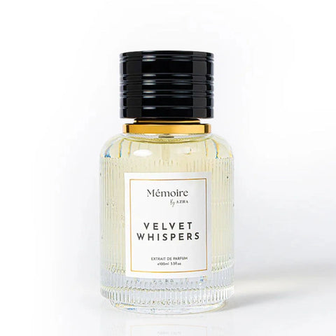 Velvet Whispers Extrait de Parfum Spray 100ml (3.3 Oz) - Memoire Collection by Azha | Soft, Sensual & Unforgettable - Intense Oud