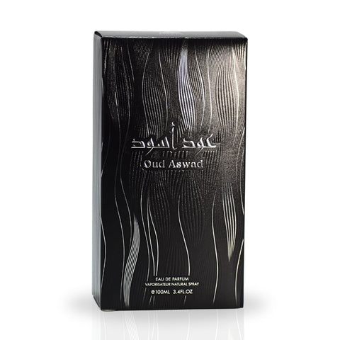Oud Aswad EDP Spray 100ML (3.4 OZ) By RISALA | An Opulent Blend Of Luxurious, Spicy, Woody & Floral Fragrance. - Intense Oud