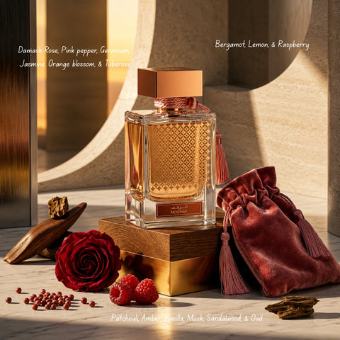 Qasamat Morhaf Eau De Parfum Spray 65 ML (2.1 oz) by Rasasi (Velvet Pouch) (Auction)