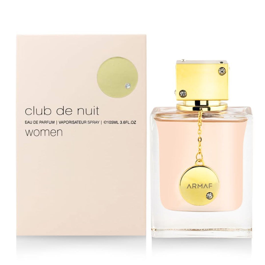 Armaf Club De Nuit Intense for Men EDT and Club De Nuit Women EDP in 105ml bottles, displayed together in a value pack.