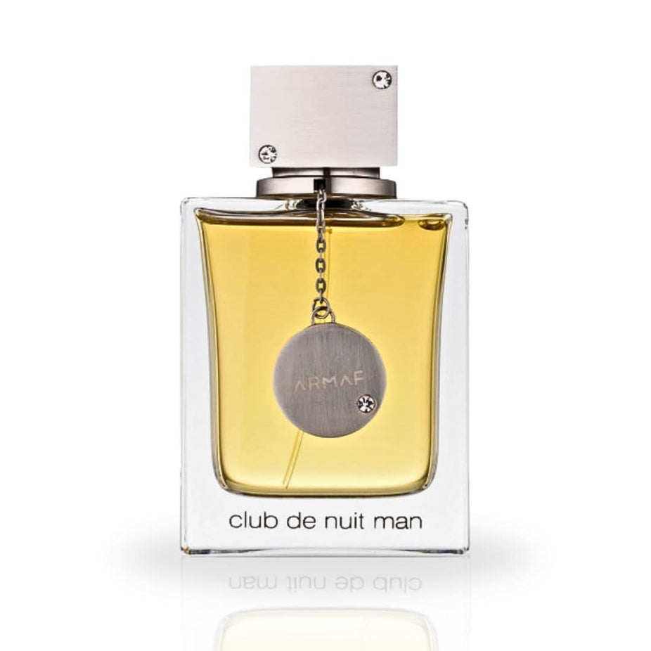 Armaf Club De Nuit Man EDT 105ML bottle with sleek design, showcasing the men's fragrance for long-lasting, seductive scent.