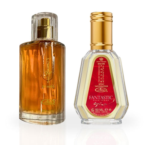 Choco Musk & Fantastic - EDP Sprays 50ML by Al Rehab | A Perfect Pairing Of Sweet Chocolate And Fresh Florals. (BUNDLE) - Intense Oud