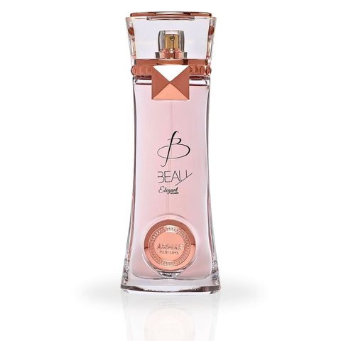 Armaf Beau Elegant EDP Spray 100ML perfume bottle with sleek design, showcasing the luxurious fragrance for timeless charm.