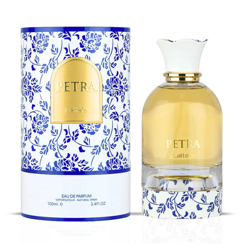 Petra Eau De Parfum Spray 100ml (3.4 oz) by Lattafa & Joodie Perfume Oil 12ml (0.40 oz) by Intense Oud | Elegance Layered To Perfection (Bundle) - Intense Oud