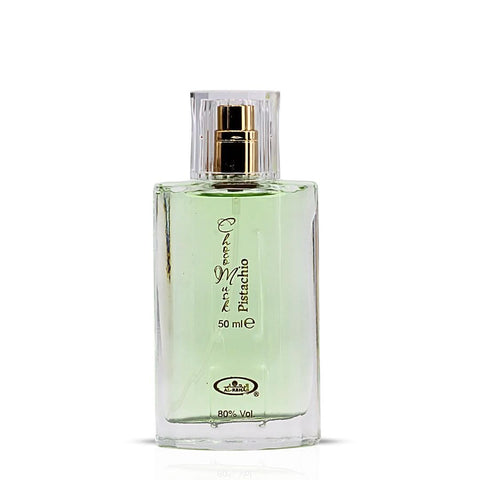 AUCTION Choco Musk Pistachio Eau De Parfum Spray 50ML (1.65 OZ) by Al Rehab (Velvet Pouch)