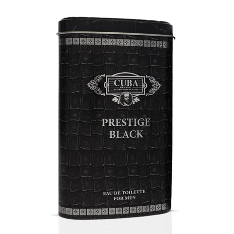 Cuba Prestige Black Eau de Toilette Spray 90ml (3.0 oz) by Parfums des Champs