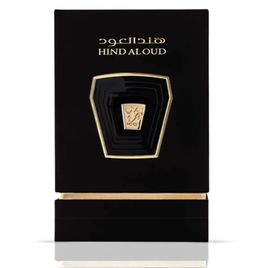 Hind Al Oud Ahojas Eau de Parfum Spray 50ml with elegant glass bottle and floral design