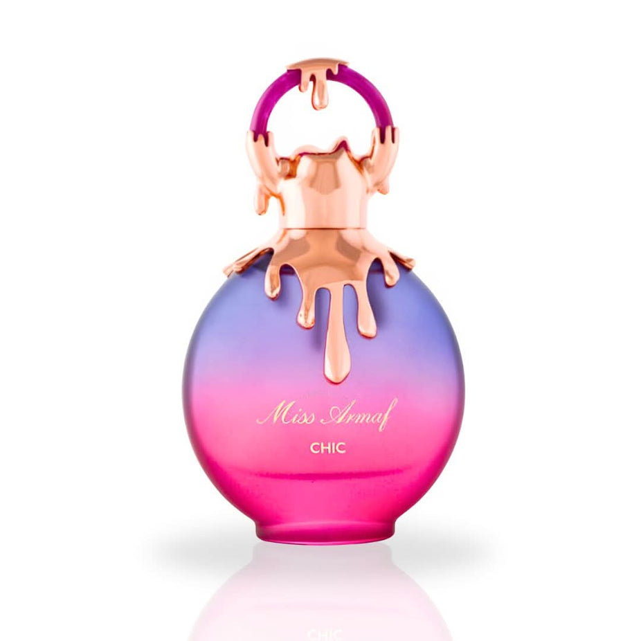 Miss Armaf Chic Eau de Parfum spray bottle by Armaf, 100ml, featuring sleek packaging and elegant design.