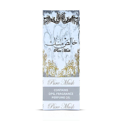 Pure Musk Roll On Perfume Oil CPO 10ML (0.34 OZ) By Ard Al Zaafaran | A Whisper Of Pure White Musk, Perfect For Subtle Elegance. - Intense Oud