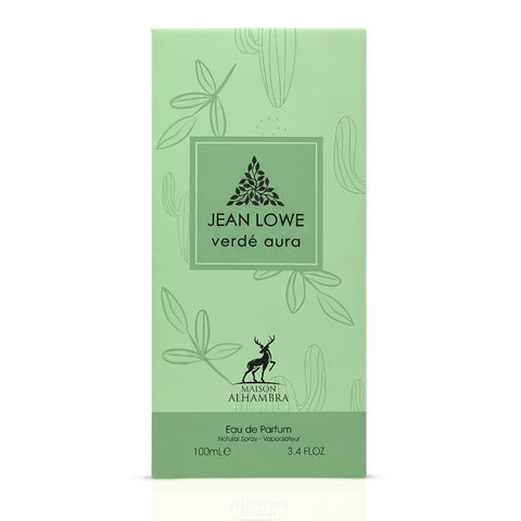 Jean Lowe Verde Aura Eau de Parfum Spray 100ml (3.4 oz) by Maison Alhambra