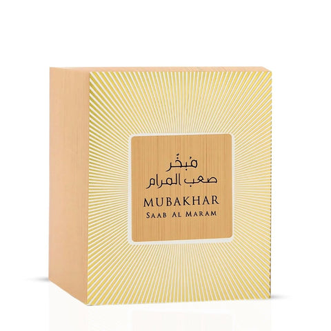 Mubakhar Saab Al Maram Oudh Moattar Bakhoor 50g by Rasasi | Bright Citrus & Floral Elegance with Warm Woody Depth - Intense Oud