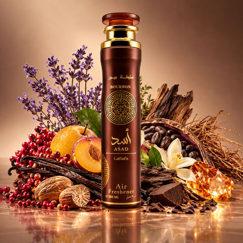 Asad Bourbon Air Freshener 300ml (10.1 oz) by Lattafa