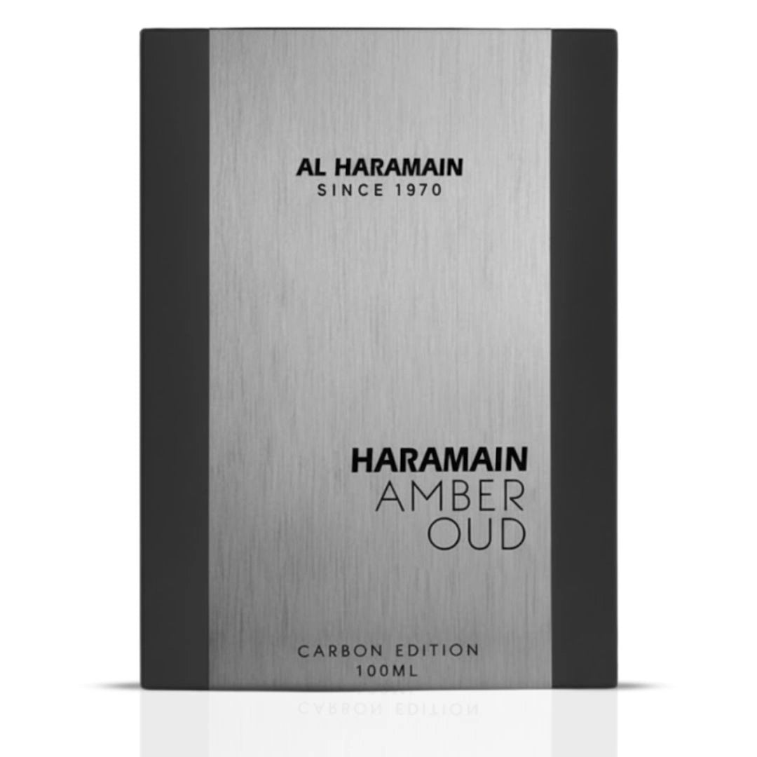 Amber Oud Carbon Edition Eau de Parfum Spray 100ml (3.4 oz) by Al Haramain - Intense Oud