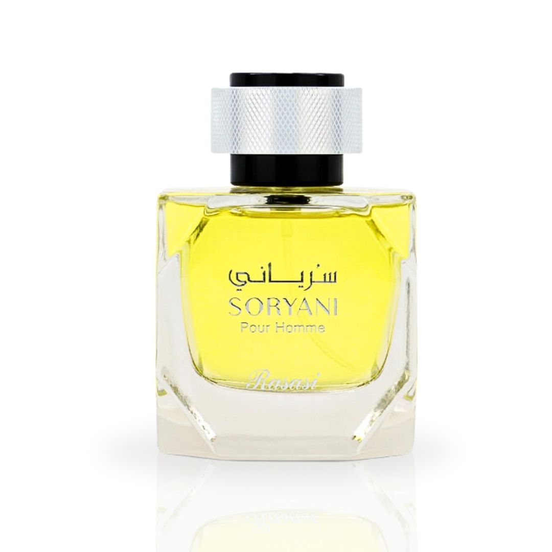 Soryani Pour Homme EDP Spray 100ML (3.4 OZ) by Rasasi | Long Lasting, Refreshing, Citrusy, Floral, Luxurious Masculine Scent. - Intense Oud