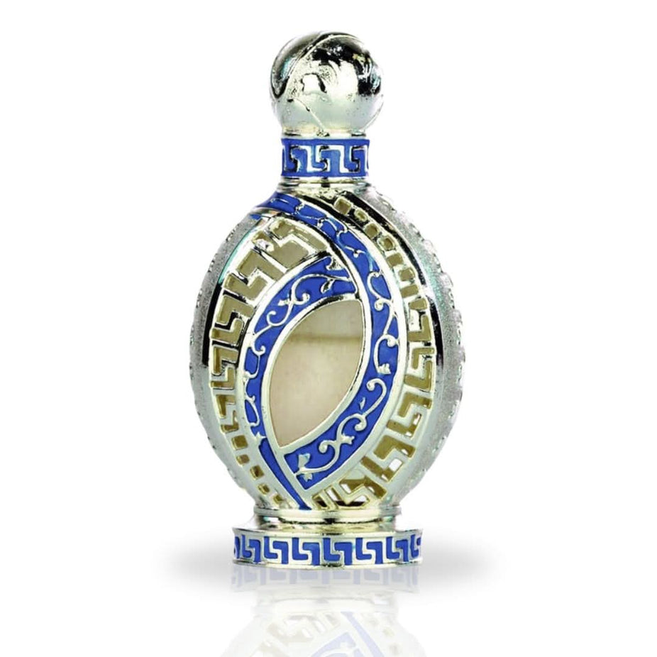 Hamidi IQRA Perfume Oil CPO 18ML bottle, vibrant concentrated fragrance with elegant packaging and branding.