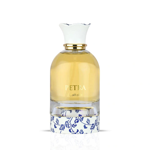 Petra Eau de Parfum Spray 100ml (3.4 Oz) by Lattafa | Tropical, Floral, Fruity & Sweet - Intense Oud