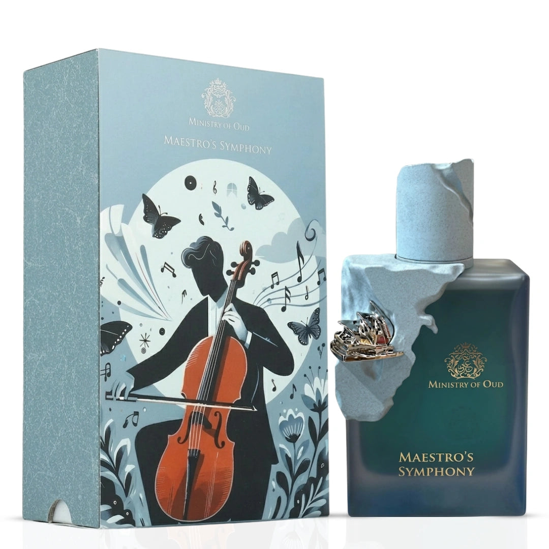 Bundle of Intense Oud Ministry of Oud Maestro's Symphony and Rasasi Hawas Ice men's Eau de Parfum sprays, 100ml each.