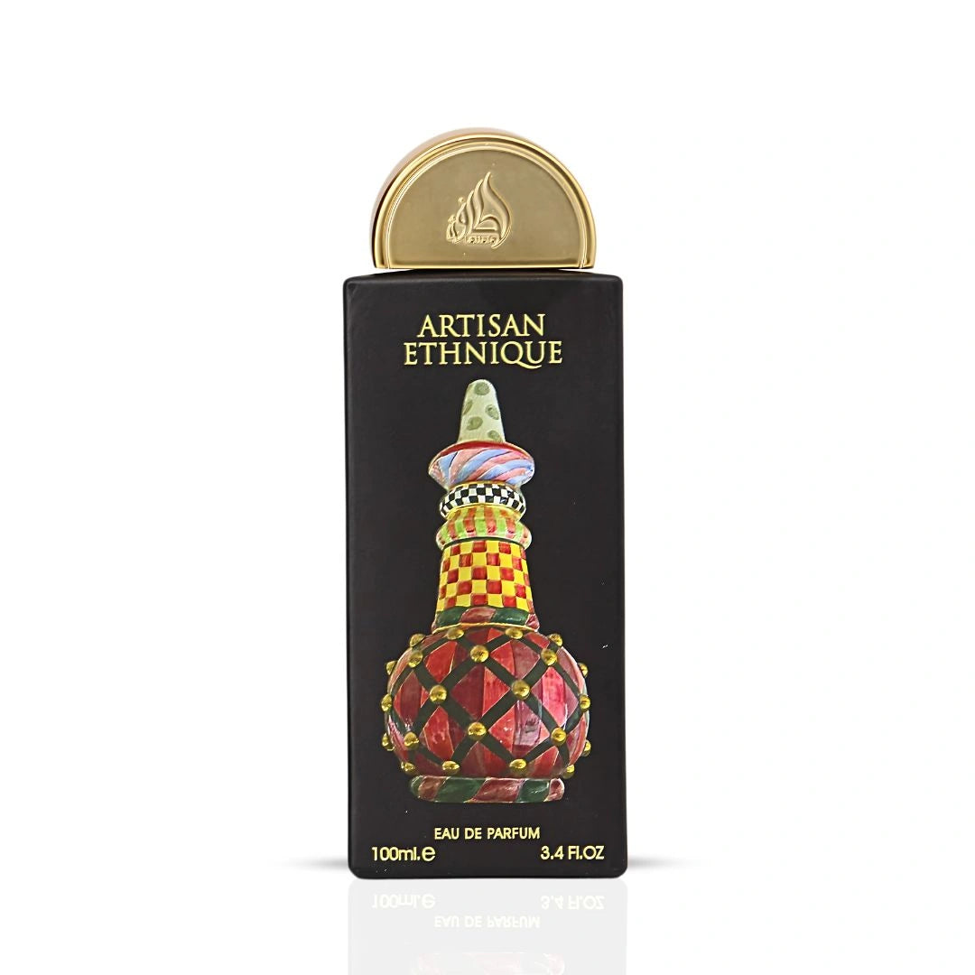 Artisan Ethnique Eau de Parfum Spray 100ml (3.4 oz) by Lattafa Pride | Gourmand Indulgence With A Dark, Resinous Twist