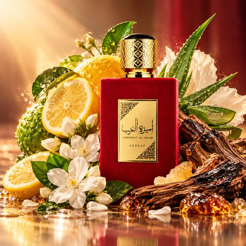 Ameerat Al Arab, Prive Rose & Sugar Crown Eau de Parfum Spray 100ml (3.4 oz) by Asdaaf (Bundle)