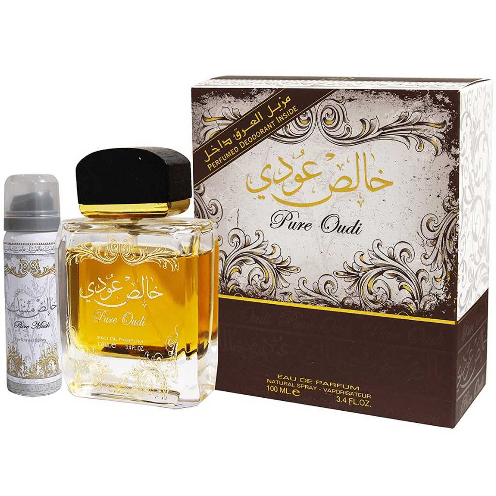 Pure Oudi EDP - 100ML w/ Deo by Lattafa - Intense oud