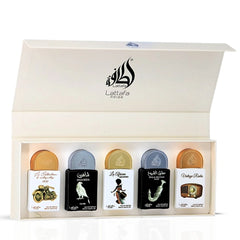 Lattafa Pride Eau de Parfum Gift Set Collection No.5 (5 x 20ml) | Experience the Art of Timeless Fragrance (Gift Set) - Intense Oud