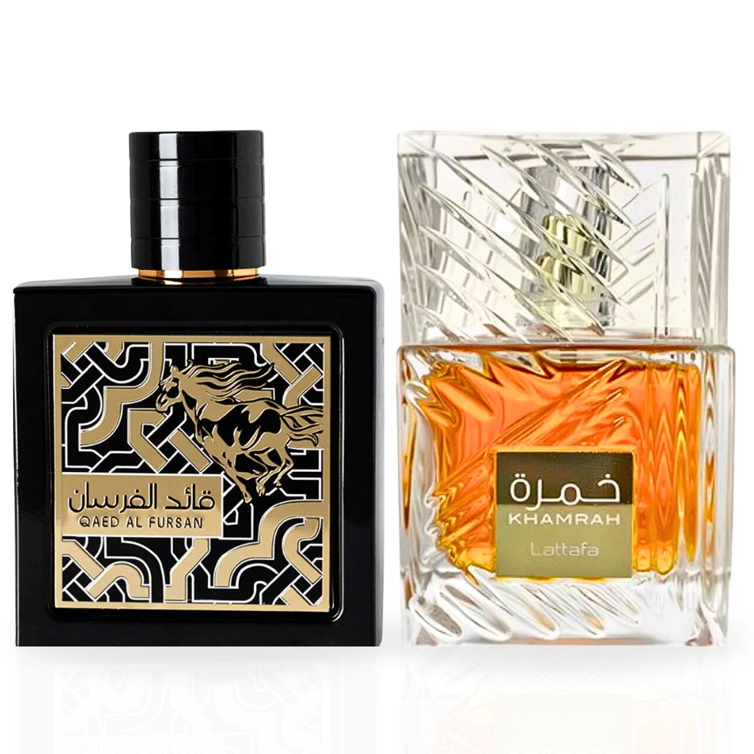 Khamrah EDP Spray 100ML & Qaed Al Fursan EDP Spray 90ML By