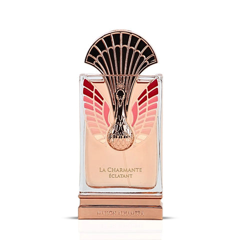 La Charmante Éclatant Eau de Parfum Spray 100ml (3.4 oz) by Maison Alhambra | Sweet Fruits, Soft Petals, Musky Glow - Intense Oud