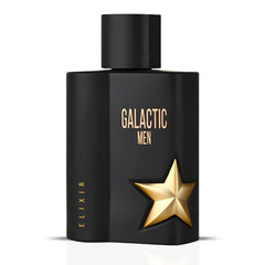 Galactic Men Elixir Eau De Parfum Spray 100ML (3.4 OZ) by Maison Alhambra | A Smoky, Sweet Blend of Tobaco, Honey, and Amber for a Rich, Sensual Finish. - Intense Oud