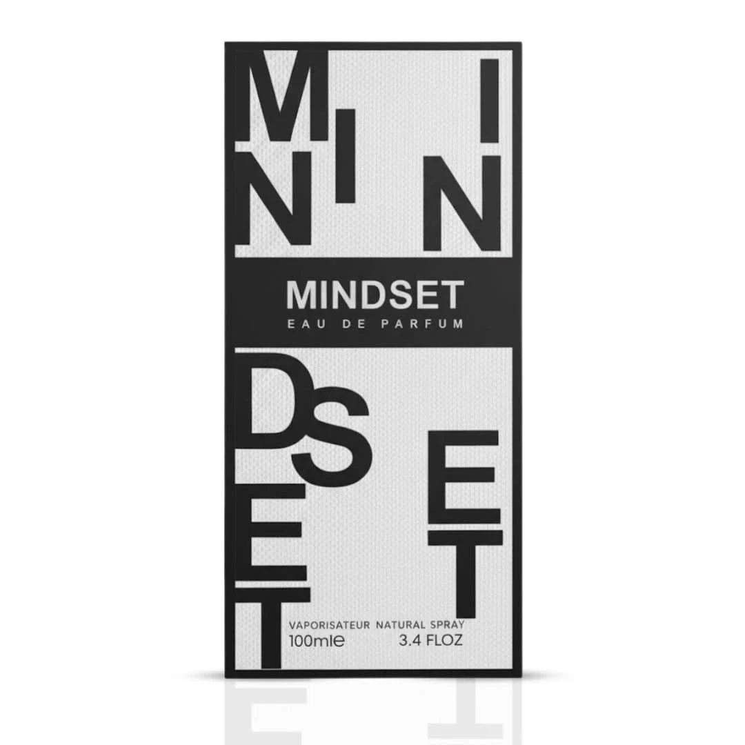 Maison Alhambra Mindset Eau de Parfum spray 100ml bottle with elegant packaging and minimalist design.