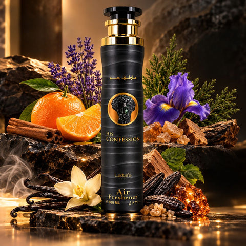 His Confession Air Freshener 300ml (10.1 oz) by Lattafa