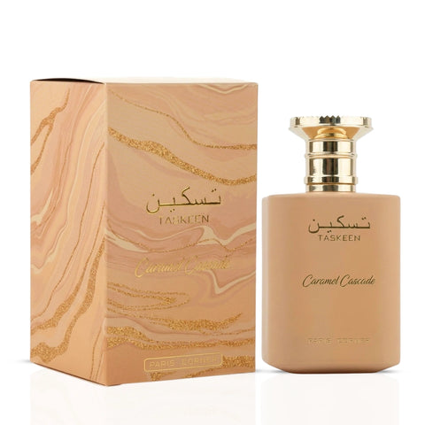Bundle of Intense Oud Royal Musk Caramel Toffee Eau de Parfum and Paris Corner Caramel Cascade Eau de Parfum, 100ml each.