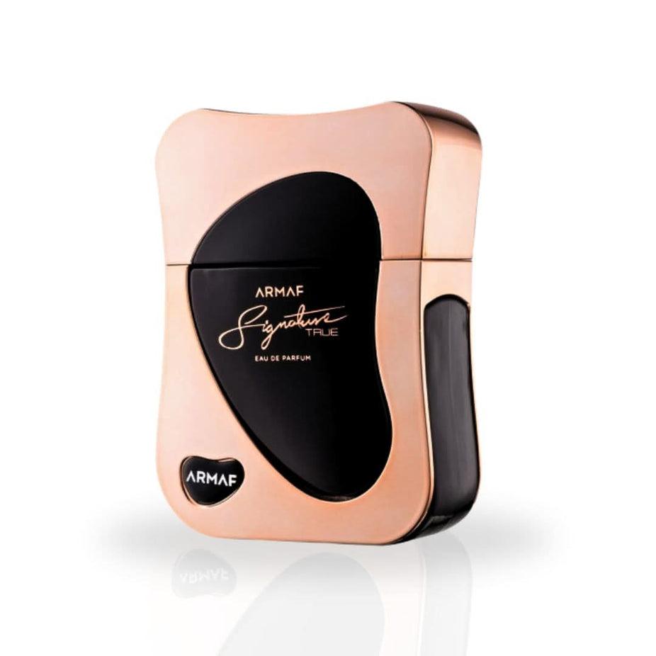 Armaf Signature True Eau De Parfum spray 100ML with elegant bottle, luxurious design, and iconic fragrance for a refined scent experience.