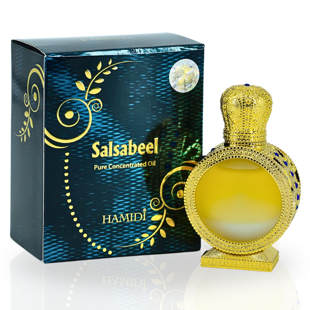 SALSABEEL Perfume Oil CPO 25ML (0.8 OZ) By Hamidi | Indulge In The Harmonious Blend Of This Captivating Fragrance. - Intense Oud