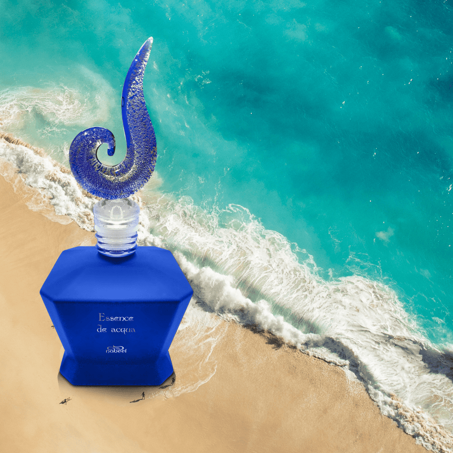 Nabeel Essence de Acqua for Women EDP perfume bottle, 50ml, with elegant packaging and floral design.