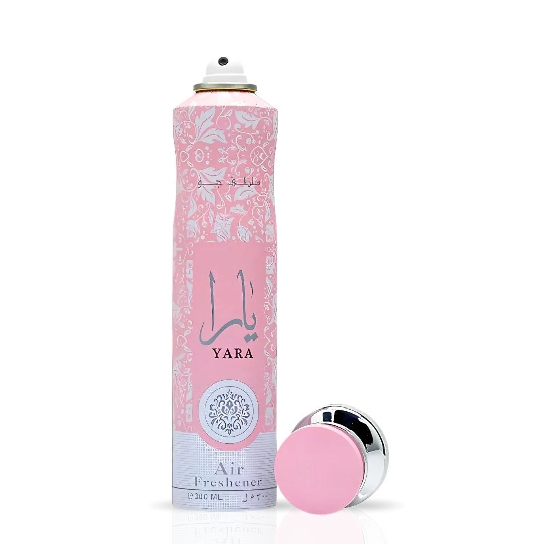 Yara Air Freshener 300ML (10.1 OZ) by Lattafa | A Refreshing Floral Air Freshener With A Sweet, Musky, Lasting Finish. - Intense Oud