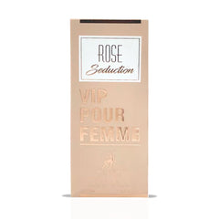 Rose Seduction VIP Pour Femme Eau De Parfum Spray 100ML (3.4 OZ) By Maison Alhambra | A Sparkling Blend Of Floral Elegance With A Warm, Musky & Woody Finish. - Intense Oud