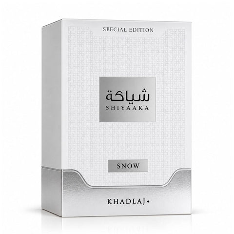 Khadlaj Shiyaaka Snow Special Edition Eau de Parfum Spray 100ml bottle