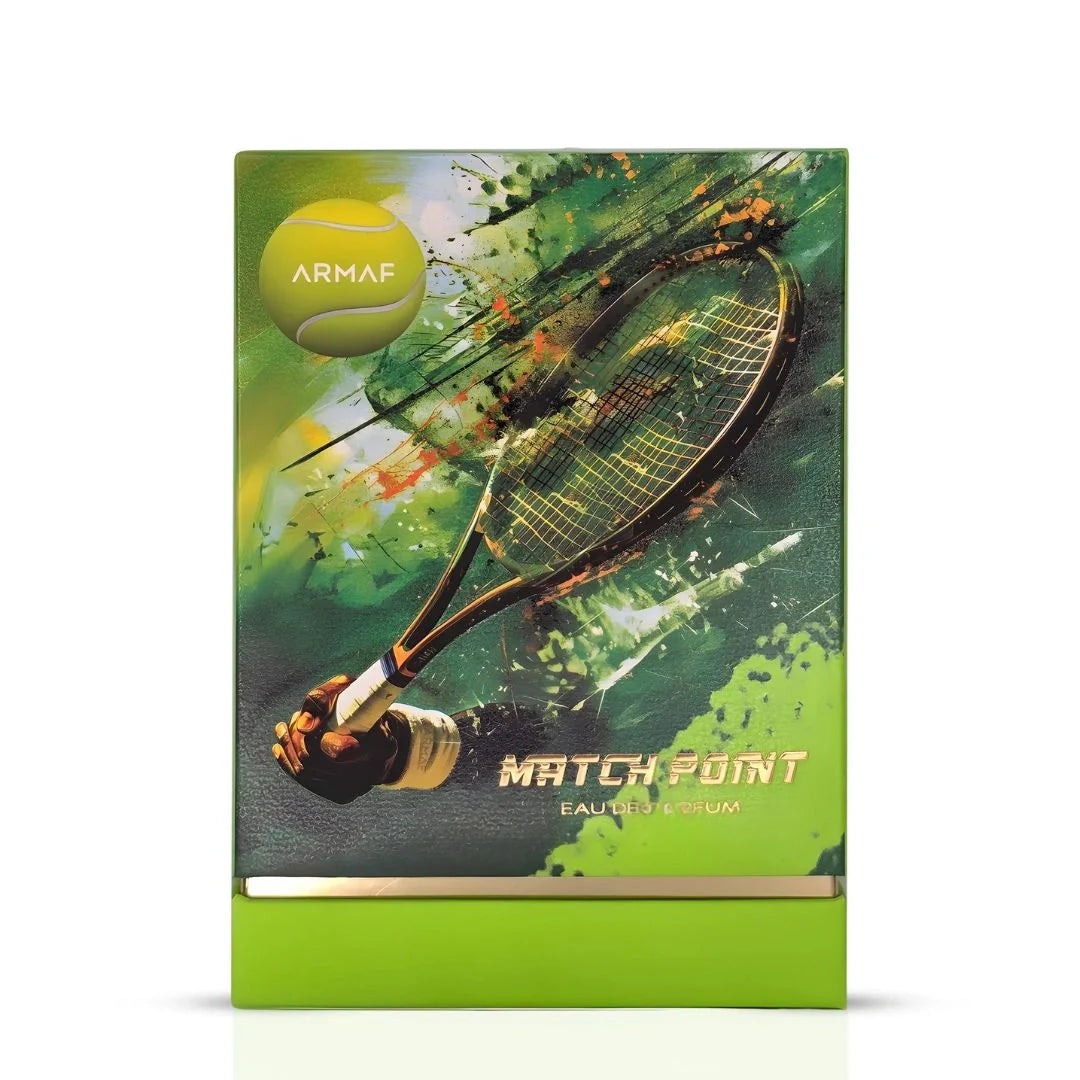 Match Point Eau de Parfum Spray 100ml (3.4 oz) by Armaf | Bold, Energetic & Masculine - Intense Oud