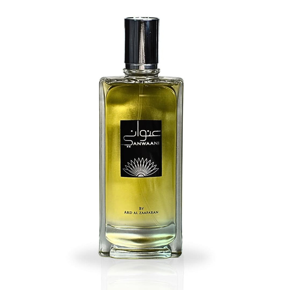 Anwaani EDP Spray by Ard Al Zaafaran, 100ml, long-lasting luxurious fragrance with refreshing floral and woody notes.