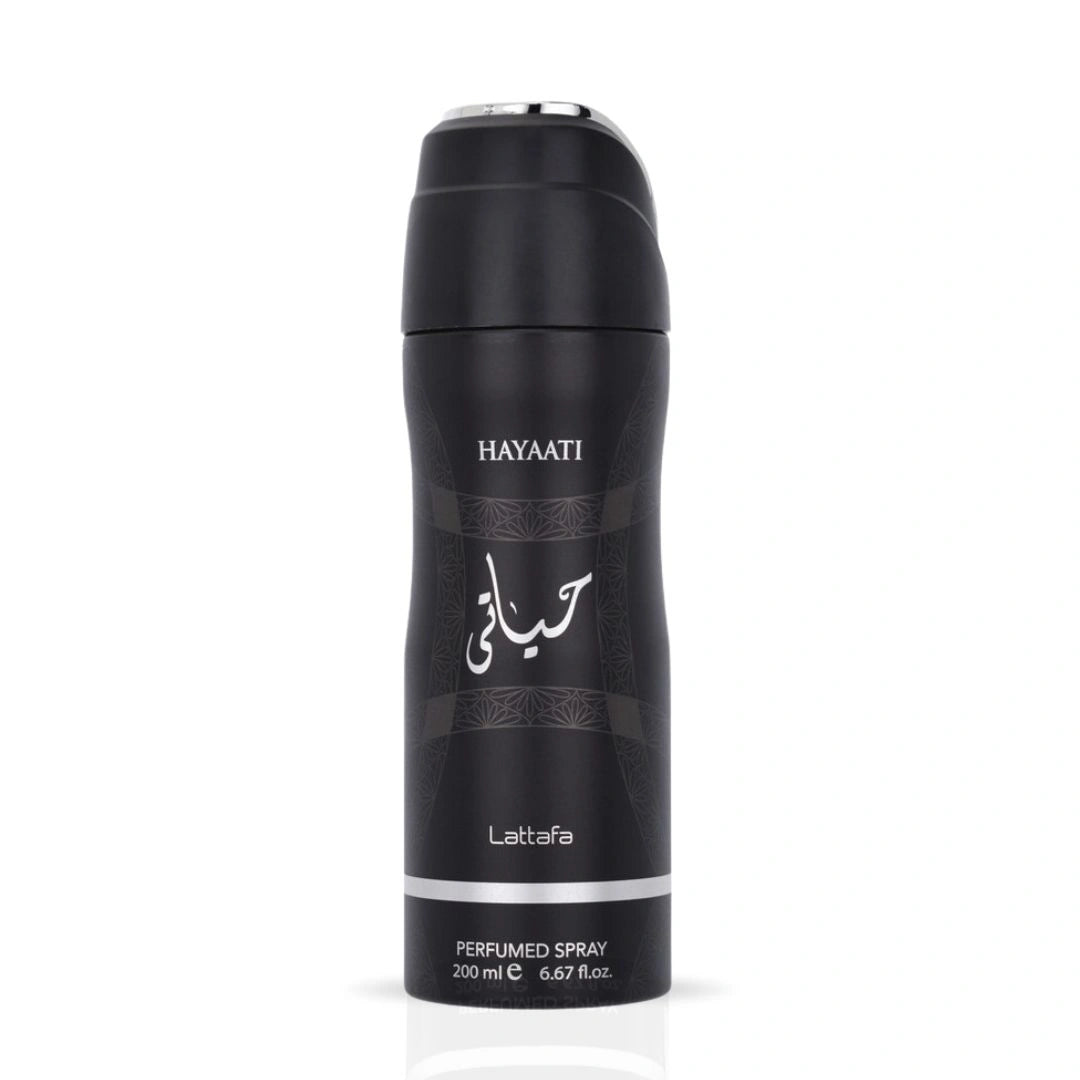 Hayaati Deodorant Spray 200ml (6.7 oz) by Lattafa | The Alchemy of Edge & Allure - Intense Oud