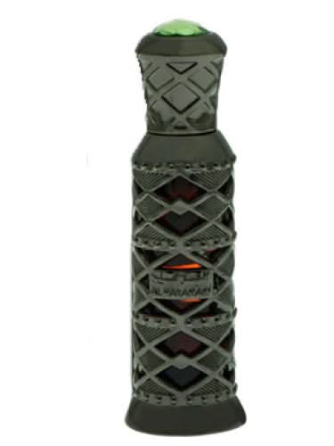 Al Haramain Noir Musk perfume oil in 12ml bottle, featuring a sleek design and dark fragrance notes for luxurious scent.
