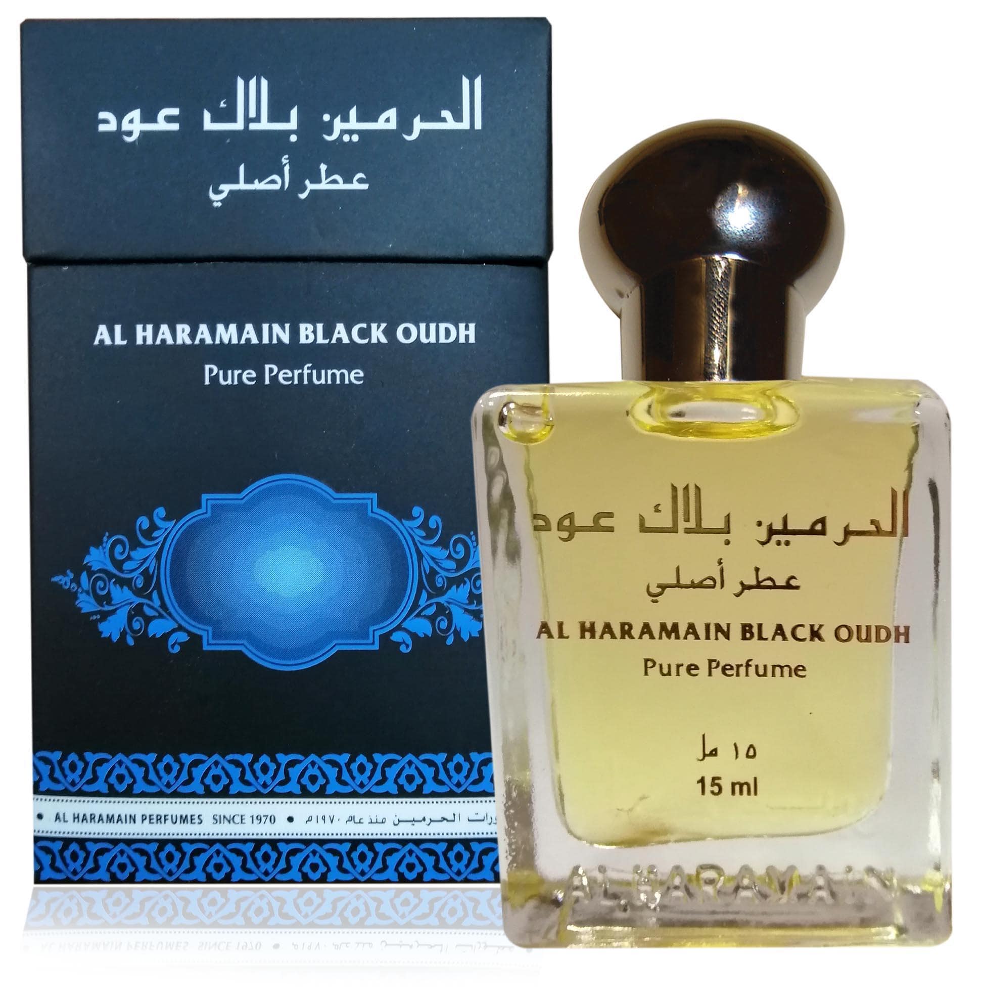 Black Oudh Perfume Oil-15ml(0.5 oz) by Al Haramain - Intense oud