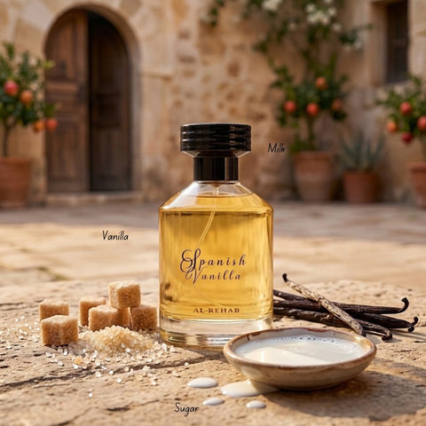 Spanish Vanilla by Al Rehab & Affogato al Caffè by Paris Corner Eau de Parfum Sprays 100ml (3.4 oz) (Bundle)