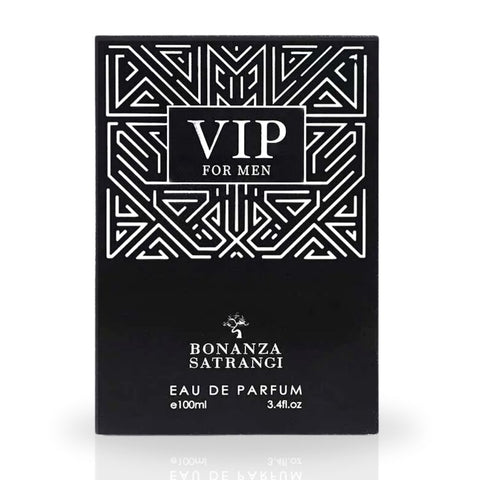 VIP for Men EDP Spray 100ML (3.4OZ) by Bonanza Satrangi | Long Lasting, Refreshing, Floral, Oudy, Musky, Luxurious Fragrances. - Intense Oud