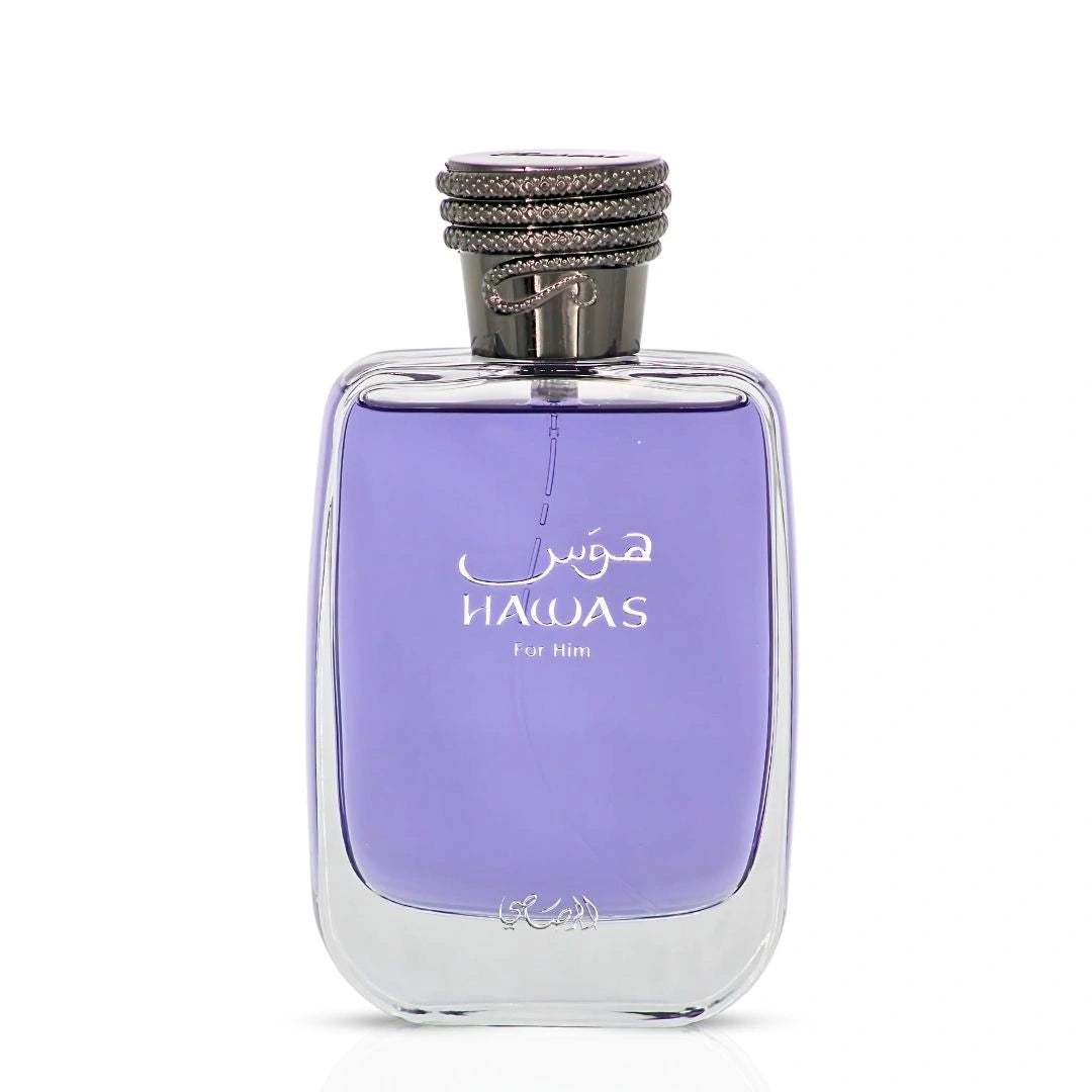 Hawas for Men EDP - 100 ML by Rasasi (WITH VELVET POUCH) - The scent of Luxury and Sophistication