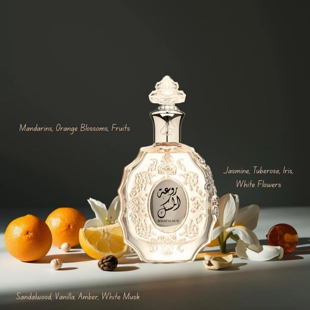 Rouat Al Musk Eau de Parfum Spray 100ml oz) by Lattafa