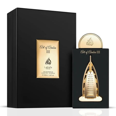 Art Of Arabia III Eau de Parfum Spray 100ml (3.4 oz) by Lattafa - Intense Oud