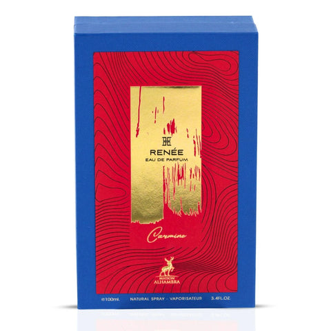 Renee Carmine Eau de Parfum Spray 100ml (3.4 oz) by Maison Alhambra | A Bouquet Dipped in Caramel - Intense Oud