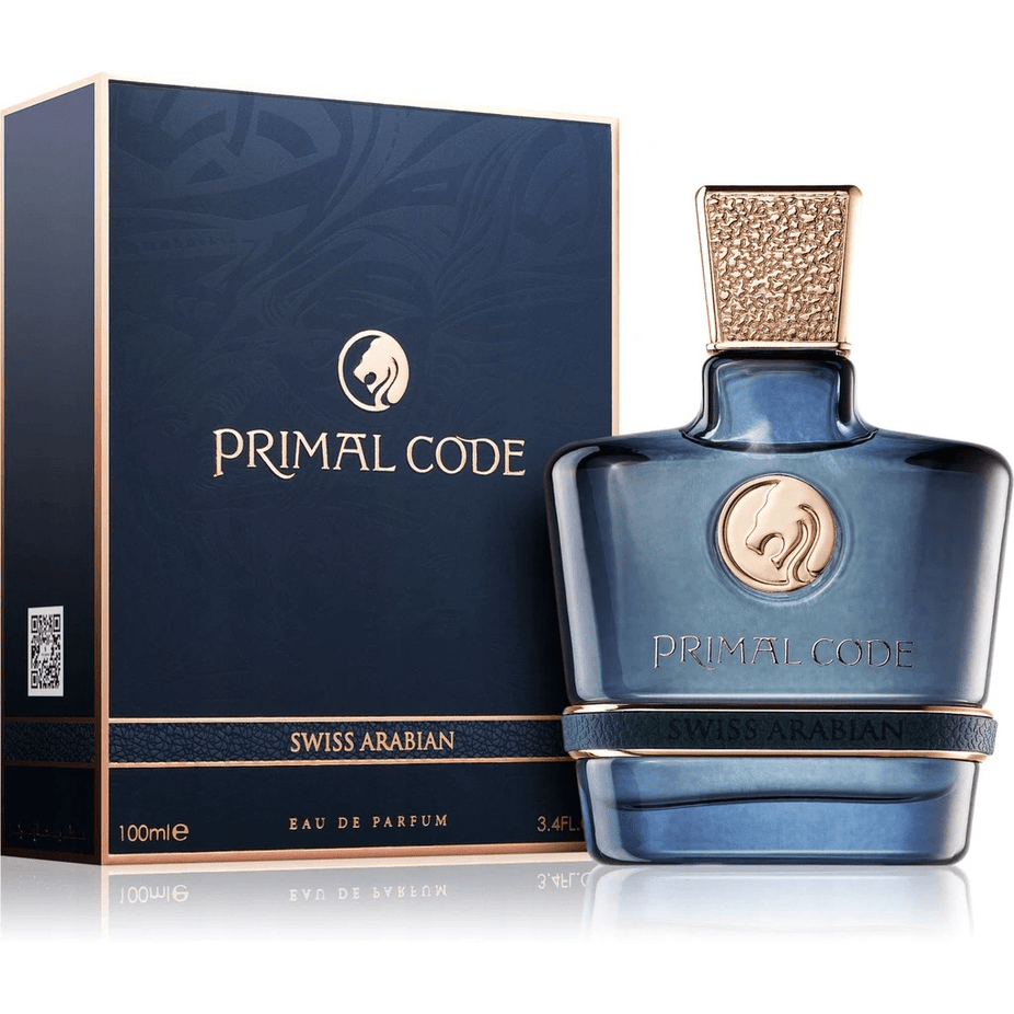 Swiss Arabian Lion 4PC EDP set includes Wild Spirit, Royal Mystery, Pure Instinct, 100ml unisex Eau De Parfum bottles.