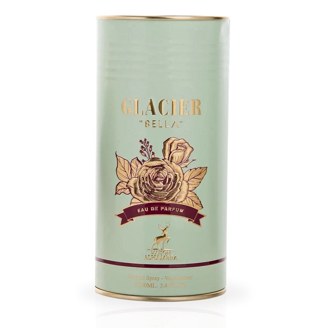 Glacier Bella Eau De Parfum Spray 100ML (3.4 OZ) by Maison Alhambra | Capture Hearts With This Delicate Scent. - Intense Oud